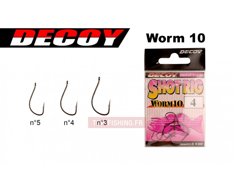 Hameçon Decoy Short Rig Worm 10