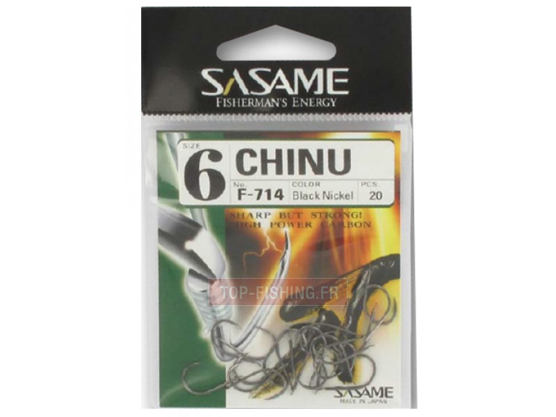 Hameçon Sasame Chinu Black Nickel