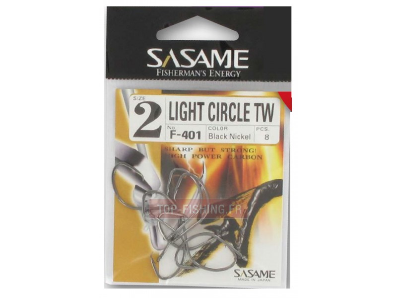 Hameçon Sasame Light Circle Black Nickel