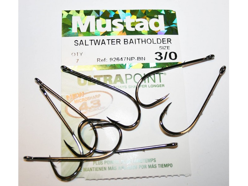 Hamecons Mustad Saltwater Baitholder 92647NP-BN