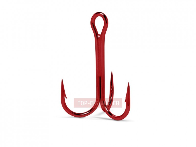 Hameçon VMC triple rond 8650 rouge