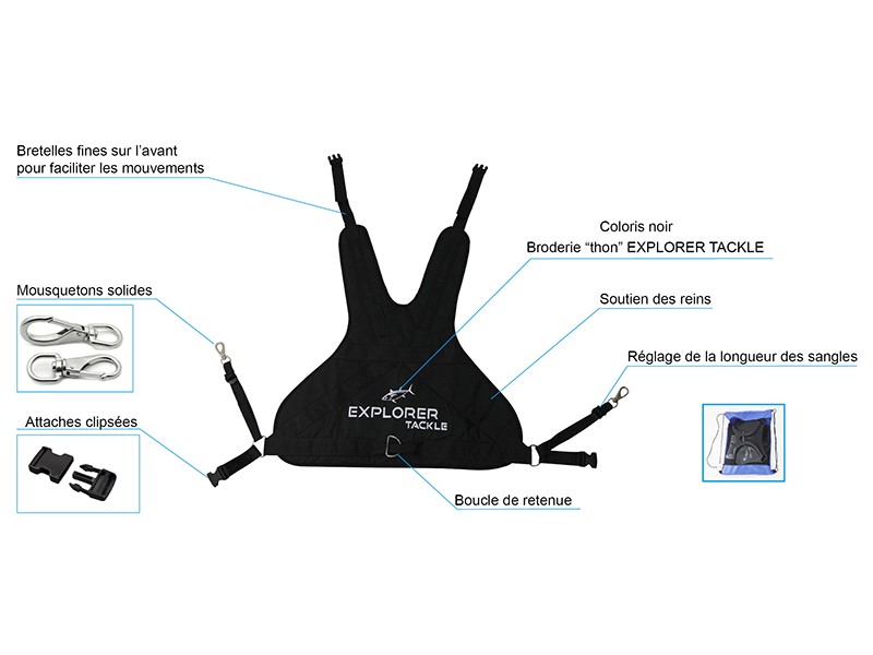 Harnais Dorsal Explorer Tackle