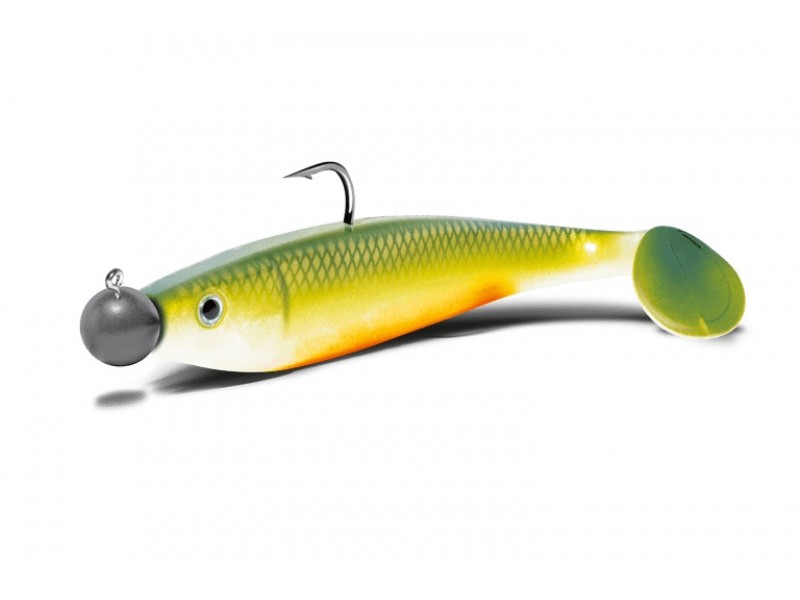 Leurre Delalande Shad GT Monté 90mm (Shad pour Pêches verticales -  Delalande)