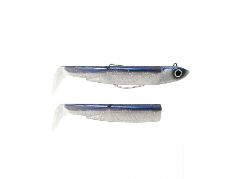 Leurre Souple Shad Fiiish Combo Black Minnow 120 Shore 12cm, 12g - Shads  pêche au carnassier