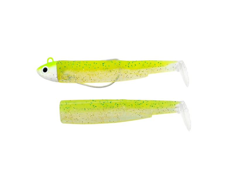 Leurre Souple Shad Fiiish Combo Black Minnow 120 Shore 12cm, 12g - Shads  pêche au carnassier