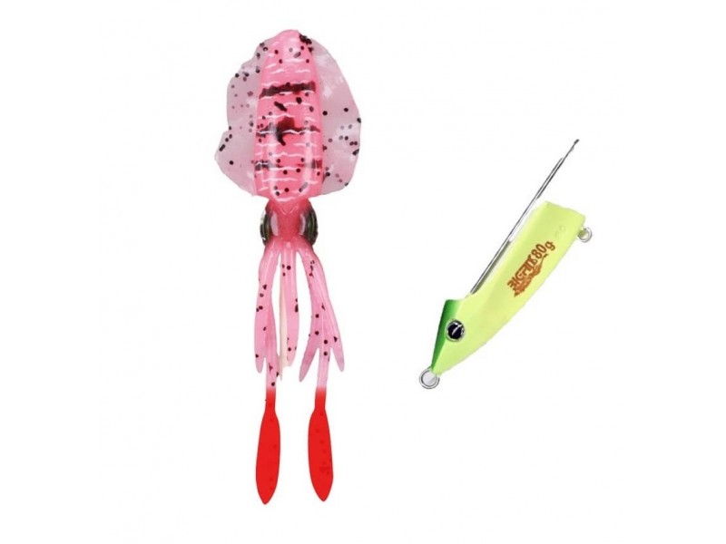 Leurre Prohunter Big FIn Complete Squid Rig