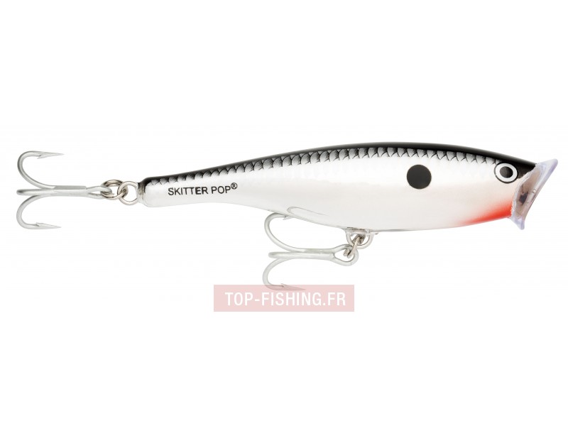 Skitter Pop un leurre de surface pour leau douce id/éal pour les truites sandres et brochets perches 7cm,7g coloris Live Leopard Frog saumons Rapala