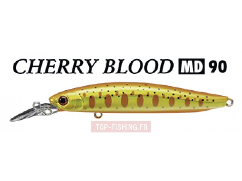 Leurre Smith Cherry Blood Medium Deep - 90 mm