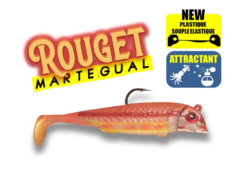 Leurre Souple Gautier Rouget Martégal V1 90mm