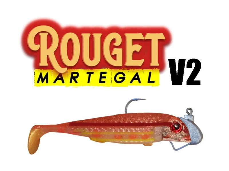 Leurre Souple Gautier Rouget Martégal V2 120mm