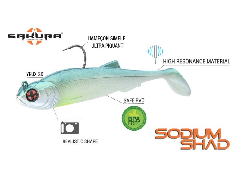 Leurre Souple Sakura Sodium Shad 160mm