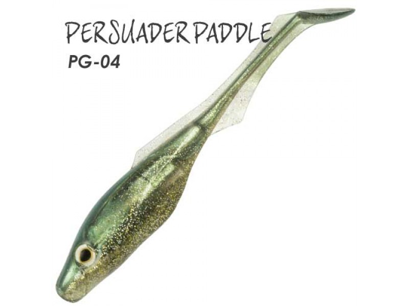Vue 5) Leurre Souple Seaspin Persuader Paddle 127mm