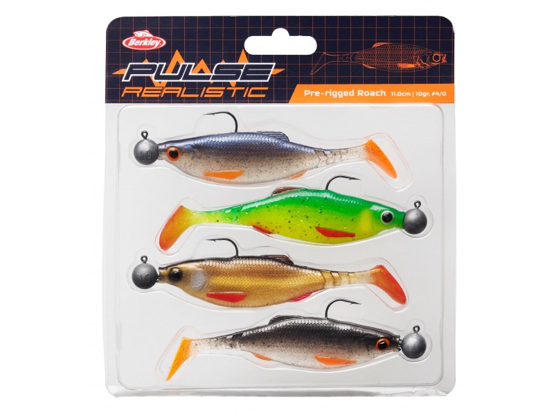 Kit Leurres Souples Berkley Pulse Realistic Roach Prerigged