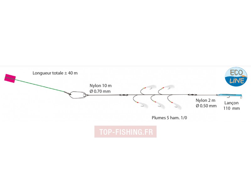 Ligne de Traine Mer Flashmer Frégate