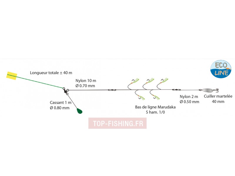 Ligne de Traine Mer Flashmer Sterne