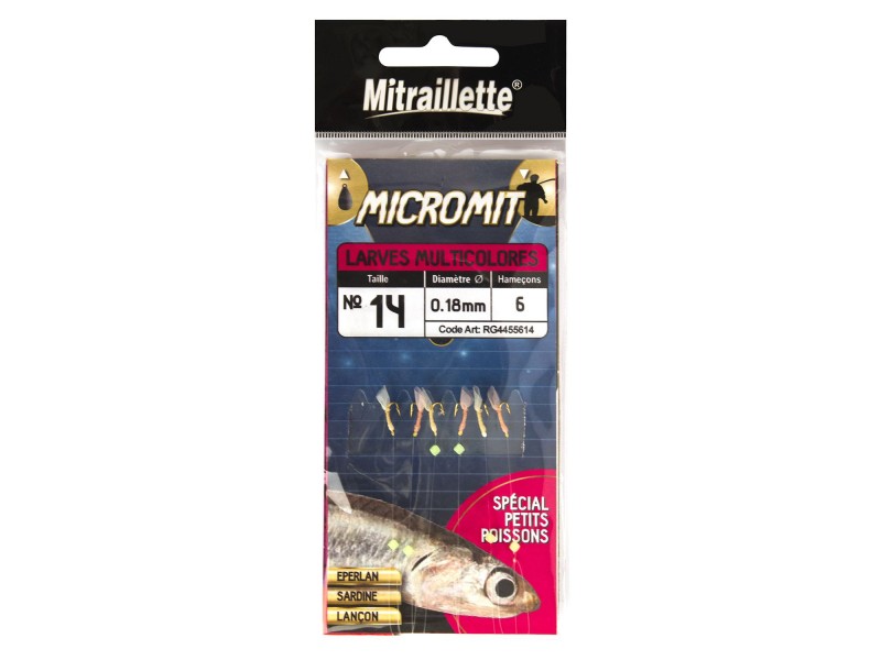 Mitraillette Ragot Micromit Larves Multi/blanc