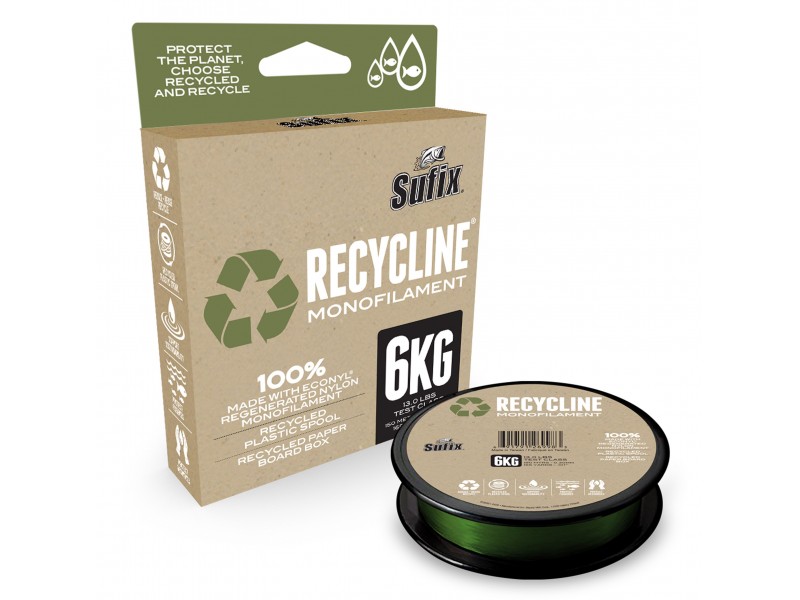 Nylon Sufix Recycline Green 150m