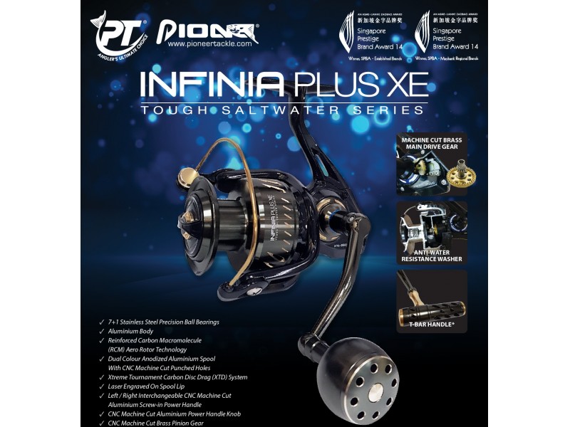 Moulinet Pioneer Tackle Infina Plus XE