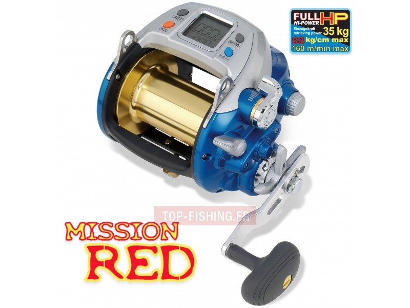 Moulinet Electrique WFT Electra 1200PR HP - Mission Red
