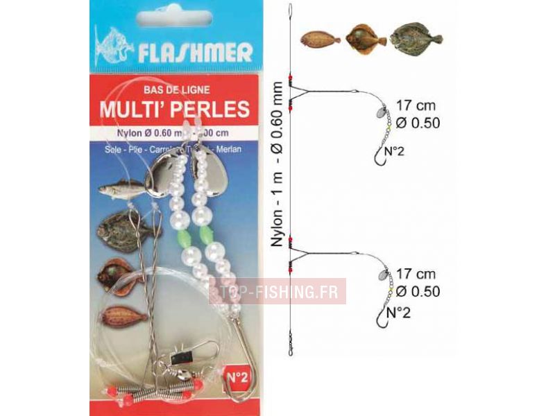 Bas de ligne Flashmer Multi Perles