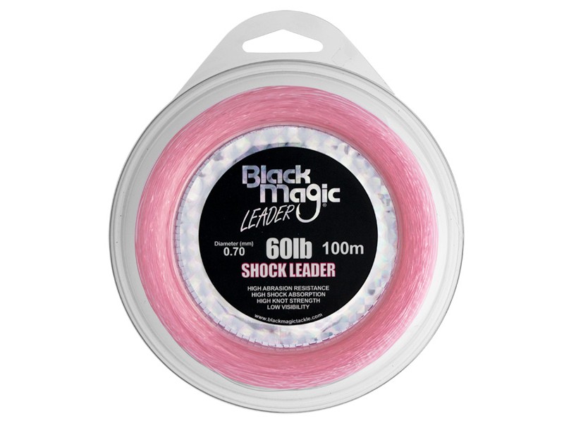 Nylon Black Magic Pink Shock Leader