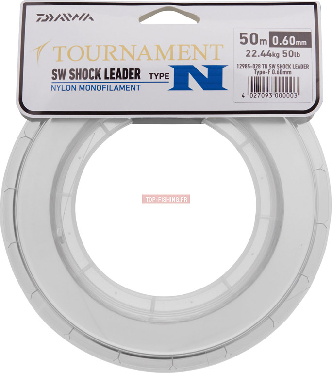 Nylon Daiwa Tournament SW Shock Leader - 50 m