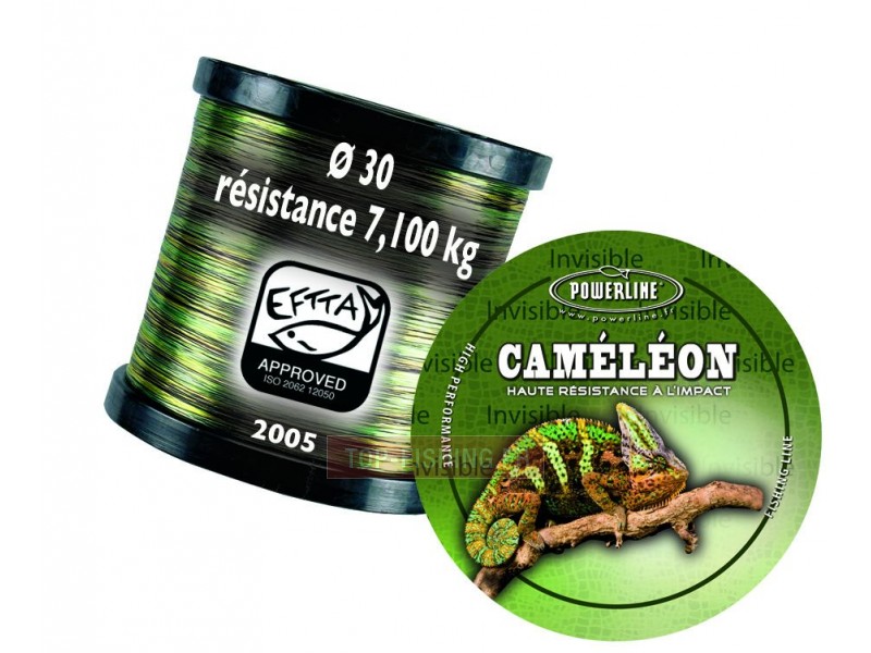 Nylon Caméléon Vert Powerline - 1000 m