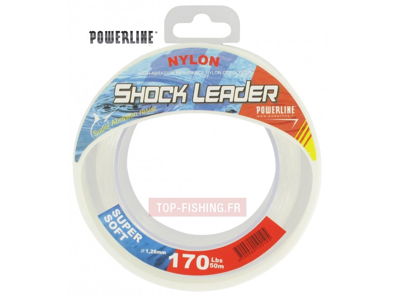Nylon Powerline Shock Leader - 50 m