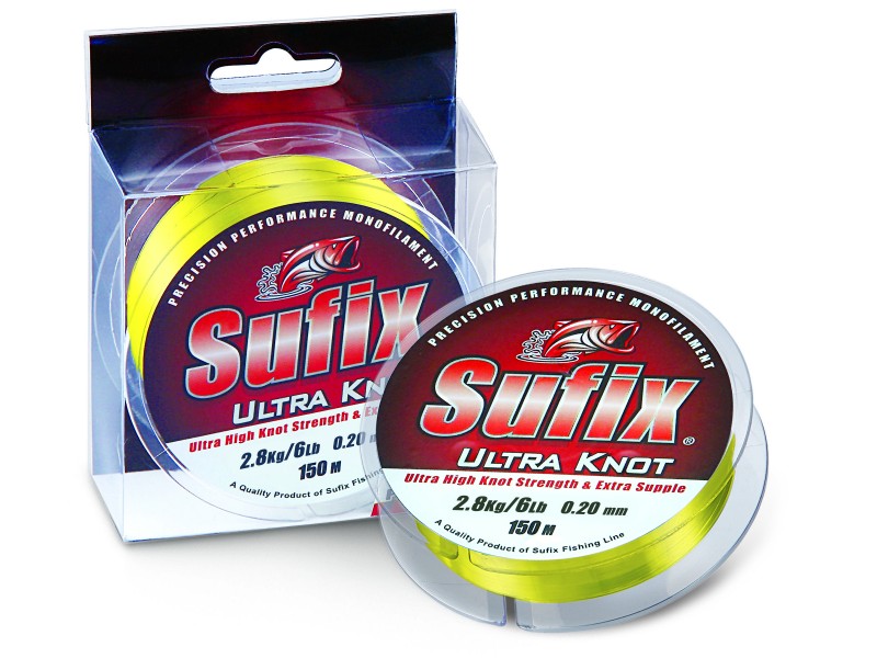 Nylon Sufix Ultra Knot Opaque Yellow 150m