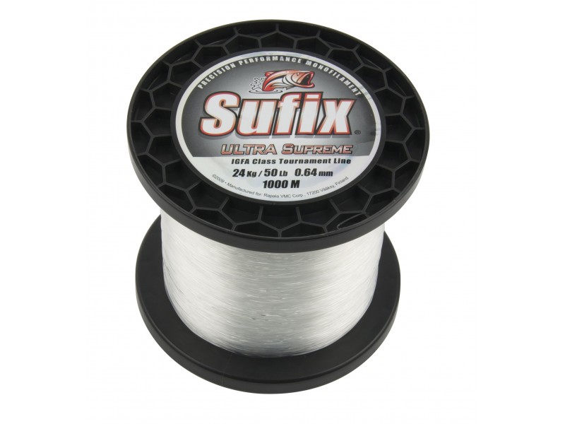 Nylon Sufix Ultra Supreme IGFA Clear 1000m