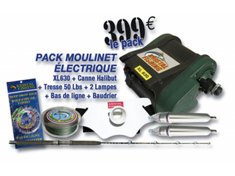 Pack Kistal Fishing moulinet Découverte GF