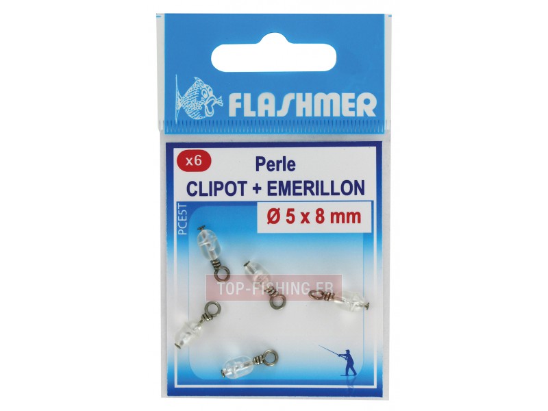 Perles Clipot Emerillon Flashmer