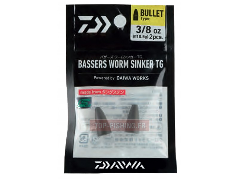 Plomb Balle Daiwa Tungstène TG Sinker
