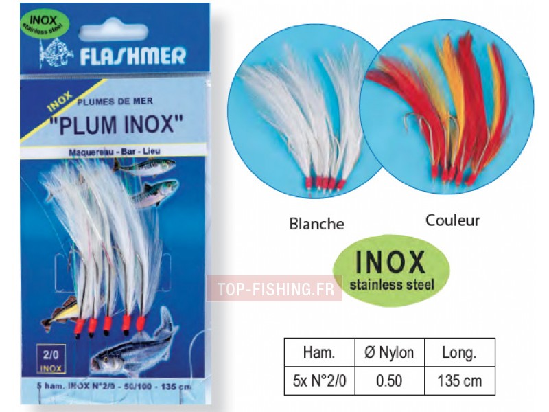 Bas de Ligne Flashmer Plum'inox