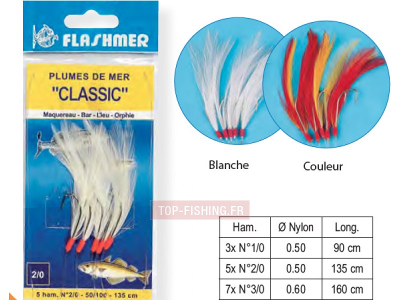 Bas de Ligne Flashmer Plumes Classic