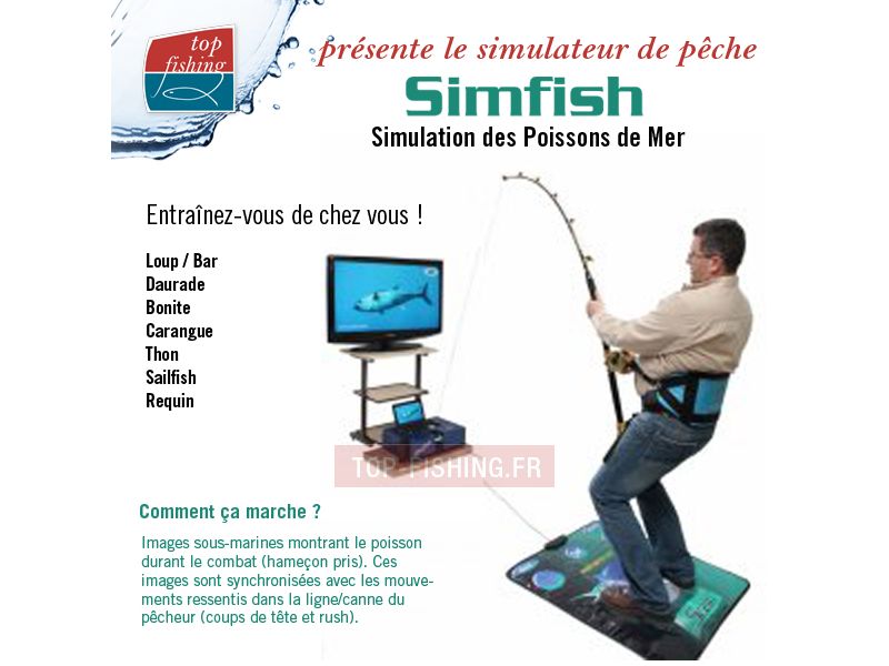 Simulateur De Pêche Simfish Doris