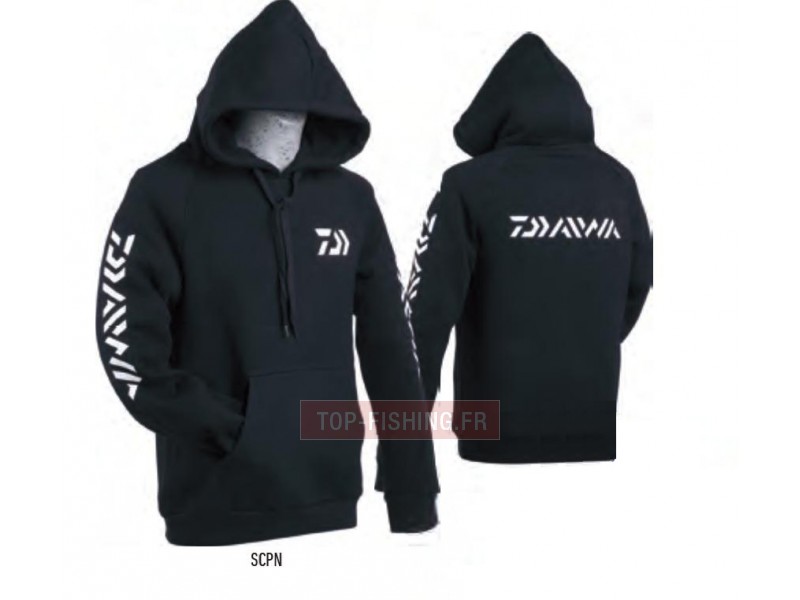 Sweat à Capuche Daiwa - Noir