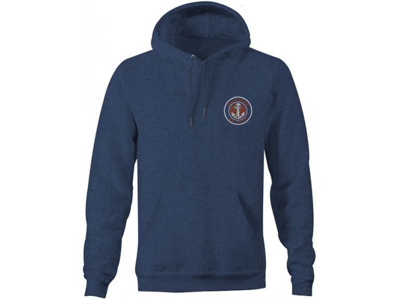 Sweat Grundens Displacement Hoodie Navy Heather