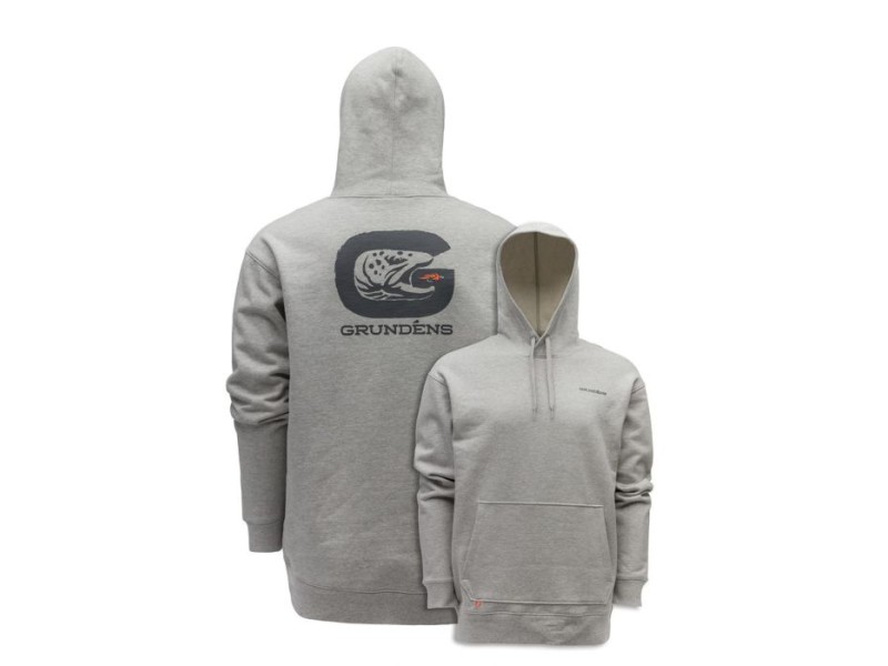 Sweat Grundens Hoodie Ahtletic Heather G Trout