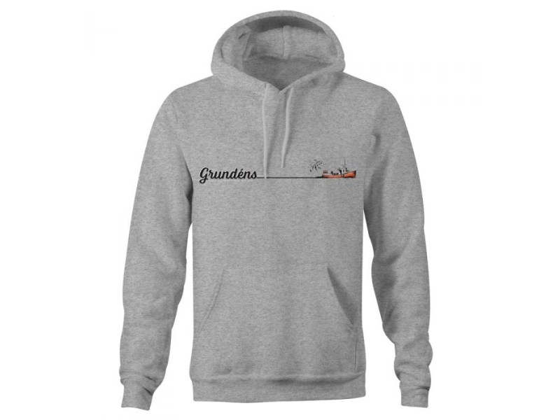 Sweat Grundens Hoodie Athletic Heather Lobsterman