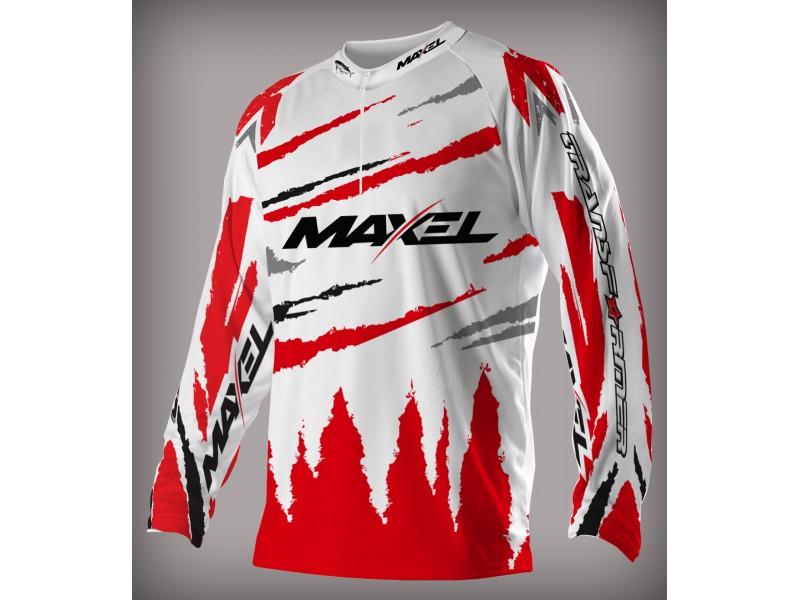 Sweat-Shirt Maxel Jersey Transformer Blanc