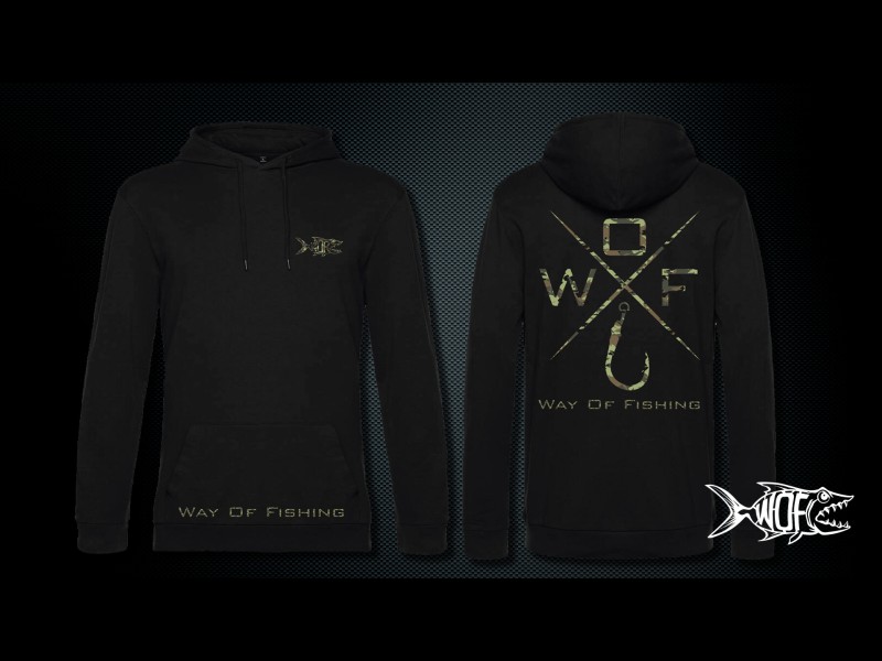 Sweat Way Of Fishing Motif Croix 2023 Noir