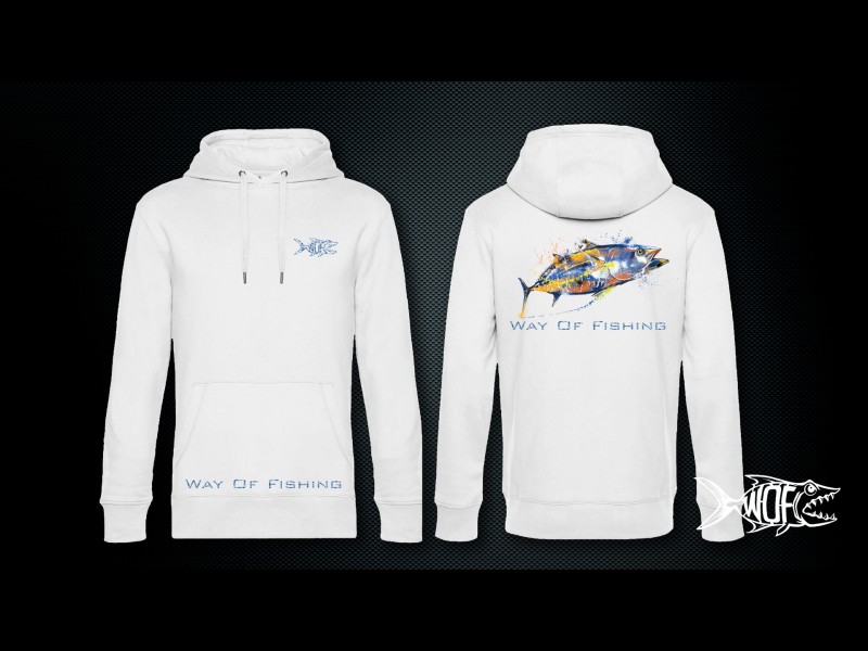 Sweat Way Of Fishing Motif Thon 2023 Blanc