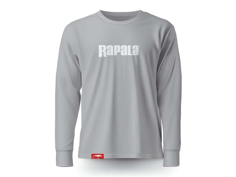 T-Shirt Manches Longues Rapala Grey White Logo