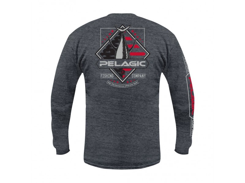 T-Shirt Pelagic Patriot Tuna Long Sleeve