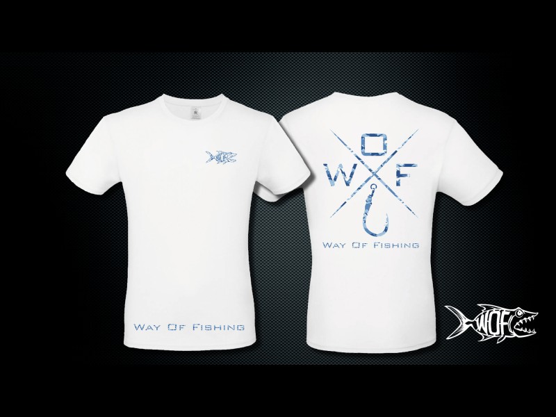 T-Shirt Way Of Fishing Croix 2023 Blanc