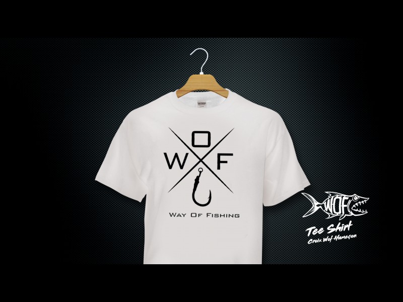 T-Shirt Way Of Fishing Croix White