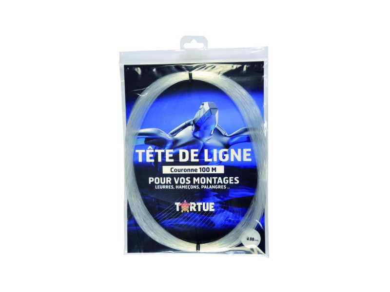 Tête de Ligne Tortue Rouleau Cristal 100m