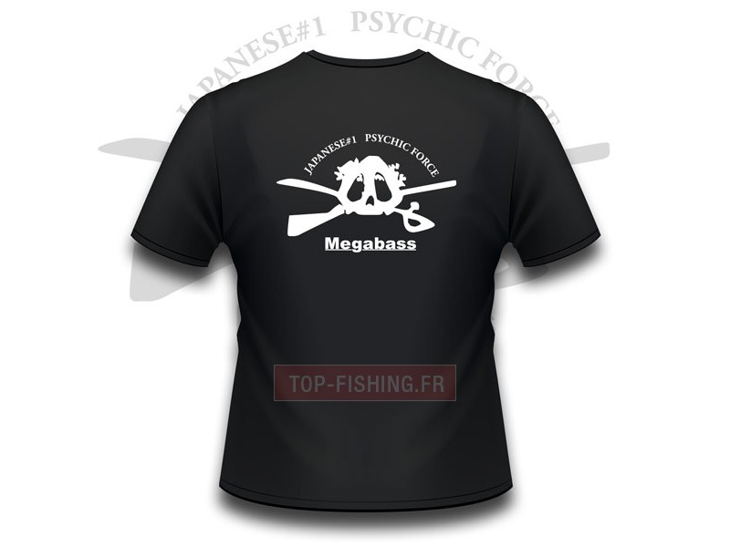 Tee Shirt Megabass Tête de mort