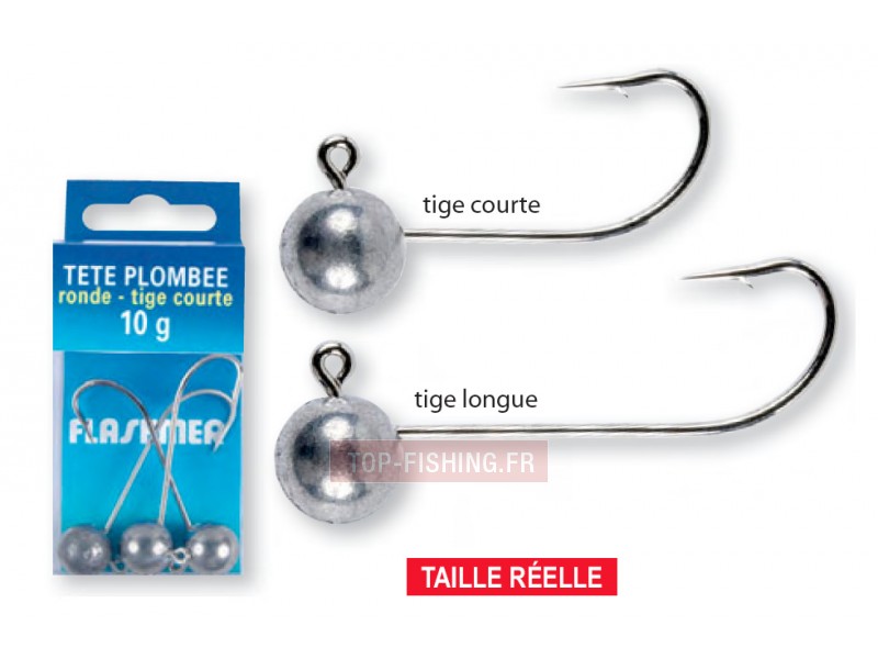 Tête plombée Ronde Flashmer - Tige courte